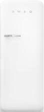 Smeg FAB28RWHM6 50's Style Retro Stand Kühlschrank mit Gefrierfach, 60,1 cm breit, 270 L, Türanschlag rechts, weiß matt