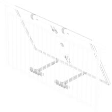 EcoFlow Balkonhalterung zur Befestigung von EcoFlow 400-520W starren Solarpanels an Gitterbalkone (EFA-BKWLATTICEBAL-W-EU)