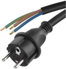 EMOS Netzkabel, H05RN-F, Gummi/Neopren, schwarz 