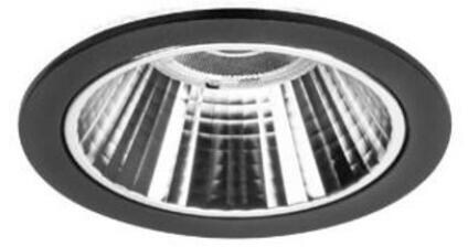 Brumberg Apollo Mini LED-Einbaudownlight, 230 V AC, 50 Hz, 3.500 K, 10,5 W, 55°, CRI > 90, rund, schwarz (41612185)