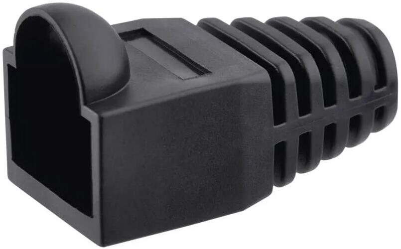 EMOS K0141 Schutz für Konnektor RJ45, schwarz (1821000400)