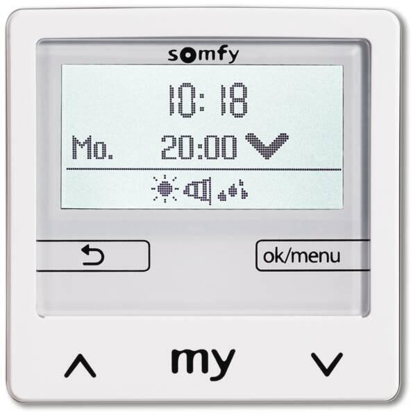 Somfy Soliris Smoove Uno Pure White Steuergerät, ohne Sensor und Rahmen (1818313)