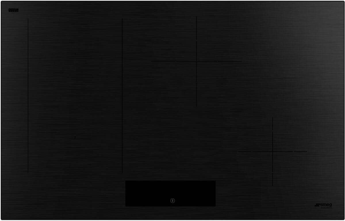 Smeg SIM3844MB Induktionskochfeld, 80 cm breit, C-Schliff, TouchControl, Boosterfunktion, schwarz-matt