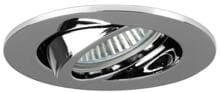 Brumberg PAYTON-R LED-Einbaustrahler, 3W, schwenkbar, 38°, Aluminium/Glas, rund