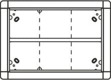 Ritto Unterputzrahmen, 6 Modulplätze, weiß (1881670)
