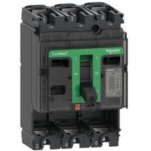 Schneider Electric ComPacT NSX100B Kompaktleistungsschalter, 3P, 100A, 25kA/415V AC, ohne Auslösegerät (C10B3)