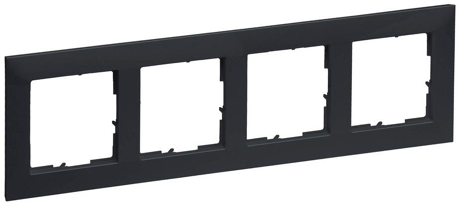 Legrand SEANO 4-fach Rahmen, 87 x 301 mm, anthrazit lackiert (765474)