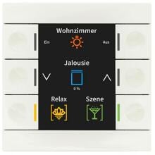 MDT BE-TAS86.02 Taster Smart 86 Farbdisplay, weiß