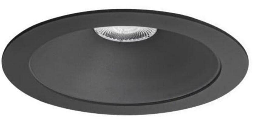 Brumberg DIOS MAXI LED-Einbaudownlight, Multilumen, rund, Ø 270mm, DALI dimmbar, 3000K, 19.1W, CRI>90, schwarz (40673183DA)