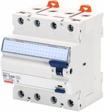 Gewiss GWD4152 FI- Schutzschalter IDP (RCCB), 4-Polig, 63A, 30mA, Typ-A