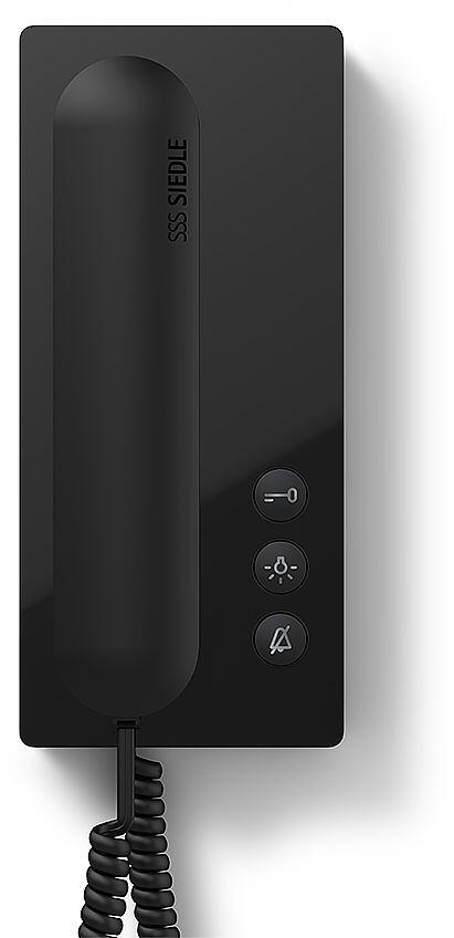 Siedle BTS 850-02 SH/S Standard Bus-Telefon, schwarz-hochglanz/schwarz (200041475-00)