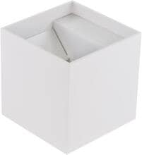 EVN CUBE LED Wandleuchte, 2-flmg. (up + down), IP54, 220-240V, 2x6W, 3000K, 2x400lm, weiß (L54120102RE)