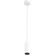SLV NUMINOS PD DALI S Indoor LED Pendelleuchte 24°, 10,42W, 1020lm, 3000K, weiß/schwarz (1004446)