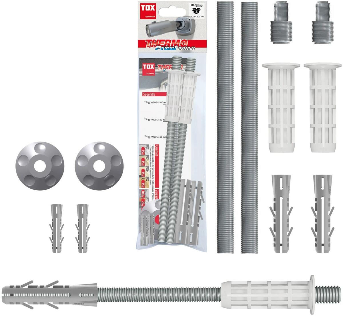 TOX Thermo Proof Mini, M8 x 160 mm, Klemmstärke 120 mm (084600341)