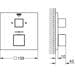 GROHE Grohtherm Cube Thermostat-Brausebatterie, mit integrierter 2-Wege-Umstellung, Fertigmontageset für Rapido SmartBox, EcoJoy
