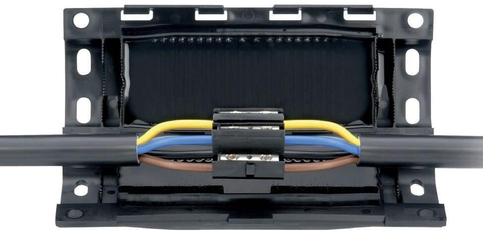 Filoform GT GTQ 16 Quicki Verbindungs- und Abzweigmuffe, Gel, 5-pol. Schraubverbinderblock, Ø 15-23mm (000931)