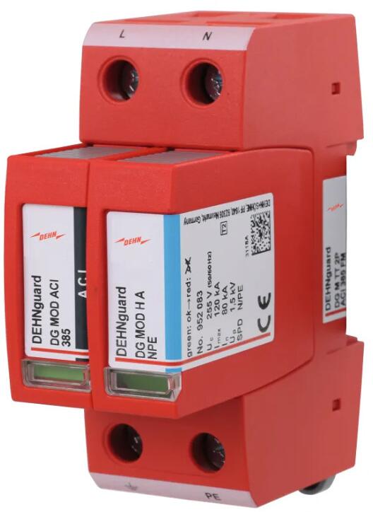 Dehn DG M TT 2P ACI 385 FM DEHNguard M Überspannungsableiter mit ACI-Technologie, 2-polig Uc, 385V, Typ 2 (952122)