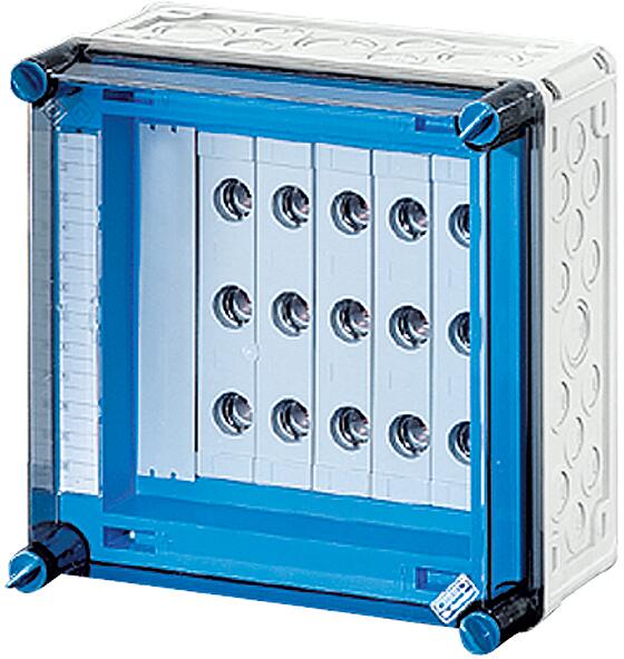 Hensel Mi 3237 Sicherungsgehäuse, je 5 x 1,5-16 mm², Cu, runde Leiter