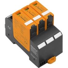 Weidmüller VPU PV II 3 1000 Blitz- und Überspannungsableiter, 1000 V DC, 3 TE, schwarz/orange (2530550000)