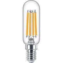 Philips LED classic 60W T25 E14 WW CL ND SRT4 LED-Lampe in Tropfenform, 6,5W, 806lm, 2700K, klar (929002431991)