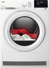 AEG TR7T61588 7000 SensiDry 8kg EEK: D Wärmepumpentrockner, 60 cm breit, ProSense, MixDry, EasyClean Filter, Reversierautomatik, wechselbarer Türanschlag, weiße Tür, weiß (916900247)