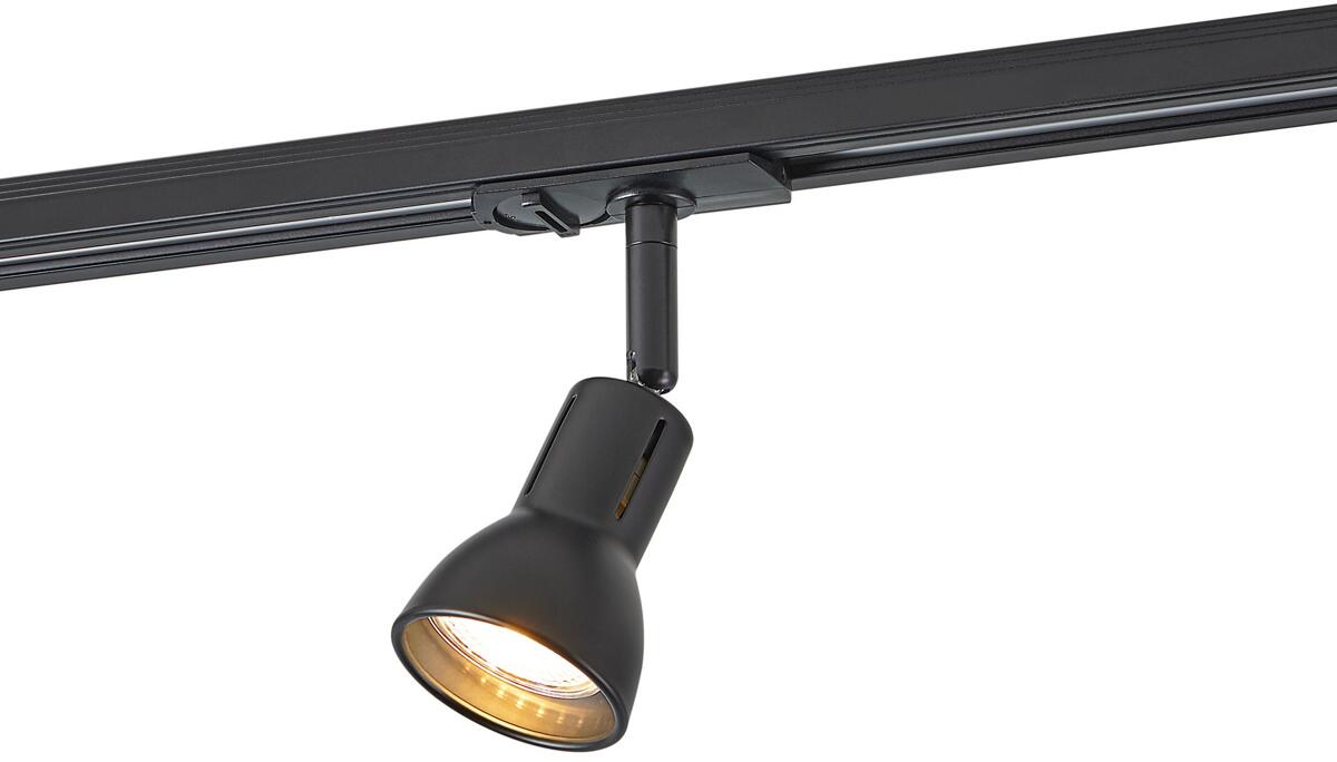 Nordlux Munin Link Schienensystem, Leuchtenkopf schwenkbar, GU10, IP20, dimmbar, schwarz (86129903)