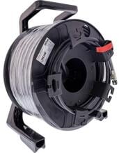 InLine Netzwerk-Kabeltrommel Outdoor, Cat.6A PUR RJ45, schwarz
