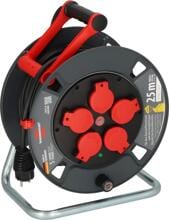 Brennenstuhl Professional Kabeltrommel 320 KU 4200, 40m Kabel, 5 Steckdosen, für Außenbereich, schwarz (9232400100)