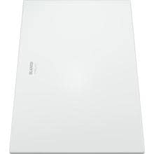 Blanco Schneidbrett aus satiniertem Sicherheitsglas, SteelArt, 420 x 240 mm, weiß (225333)