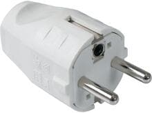 Bachmann Montagestecker, 16A, 250V, weiß (910.200)