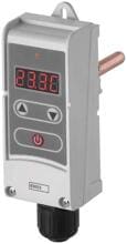 EMOS P5686 Thermostat mit Tauchhülse, Display, weiß (2101110000)