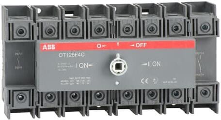 ABB OT125F4C Lastumschalter, 4-polig, 125A (1SCA105054R1001)