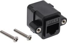 InLine Patchkabelkupplung Cat.6, UTP, 2x RJ45 Buchse, zum Einbau (69990Y)
