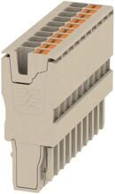 Weidmüller APG 2.5/10 Stecker, 2.5 mm², 800, 24 A, Polzahl: 10, dunkelbeige (1513770000)
