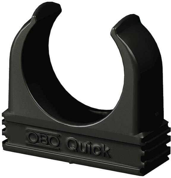 OBO Bettermann 2955 M32 SW Quick-Schelle M32 PP, tiefschwarz (2149571) (Inhalt: 50 Stk.)