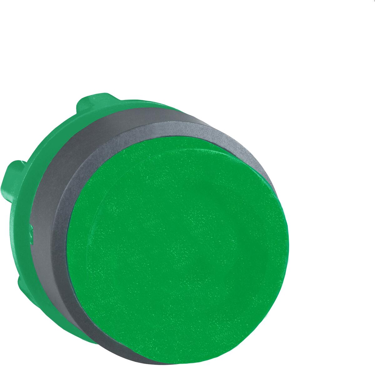 Schneider Electric ZB5AL3 Harmony XB5, Drucktaster, Frontelement, Kunststoff, 22mm, vorstehend, unbeschriftet, tastend, grün