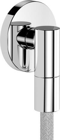 hansgrohe FixFit Fine S Wandanschluss mit Rückflussverhinderer, Metall, Rückflussverhinderer, Chrom, (28882000)