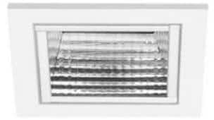 Brumberg Apollo Micro LED-Einbaudownlight, 230 V AC, 50 Hz, 3.000 K, 7 W, 55°, CRI > 90, quadratisch, weiß (41641173DA)