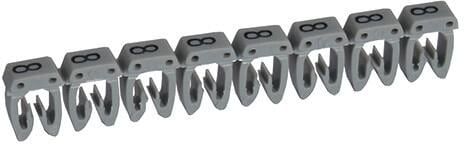 Legrand 038238 CAB 3 Kabelkennzeichnung 4-6 mm², Ziffer 8, grau