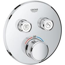 GROHE Grohtherm SmartControl Thermostat mit 2 Absperrventilen, rund