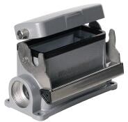 Weidmüller HDC 16B SDLU 1M25G HDC-Gehäuse, Baugröße 6, Längsbügel am Unterteil, Deckel, M 25, (1415810000)