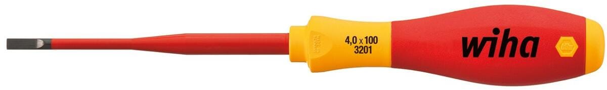 Wiha 3201 SF VDE Schlitz-Schraubendreher slimFix, 3,5x100mm