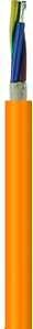 Elmat PUR-Geräteanschlussleitung H05BQ-F 3G1, orange, Ring, 50 m