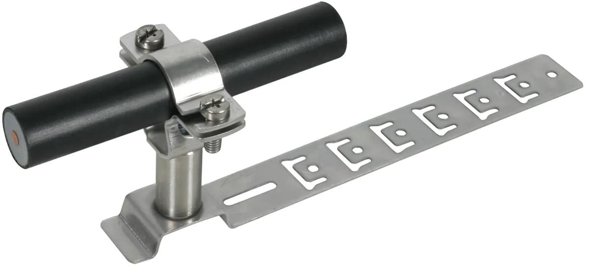 Dehn DLH ZS 20 23 H55 L205 V2A Dachleitungshalter für HVI-Leitung D 20-23mm mit Strebe L 205mm NIRO (202829)