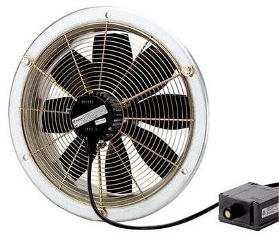 Maico DZS 40/4 B Ex t Axial-Wandventilator mit Stahlwandring, DN400, 170W, 4.130m³/h, Medium Staub (0094.0212)