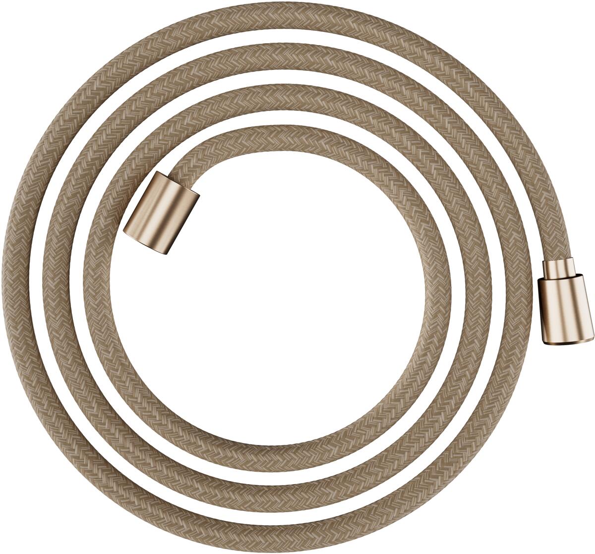 hansgrohe Designflex Textilbrauseschlauch 200 cm, Kunststoff, Brushed Bronze (28230140)