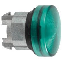 Schneider Electric Harmony XB4 LED-Leuchtmelder, Ø 22 mm, glatte Kalotte, grün (ZB4BV033)