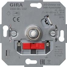 Gira LED-Dimmeinsatz mit Dreh-Ausschalter (030000)
