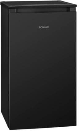 Bomann VS 7255 Stand Kühlschrank, 45 cm breit, 87 L, LED Innenraumbeleuchtung, stufenlose Temperaturregelung, schwarz