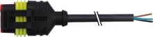 Murr Elektronik Ventilstecker Super Seal Buchse 3-Polig, 10m, freies Leitungsende, schwarz (7072-73081-5131000)